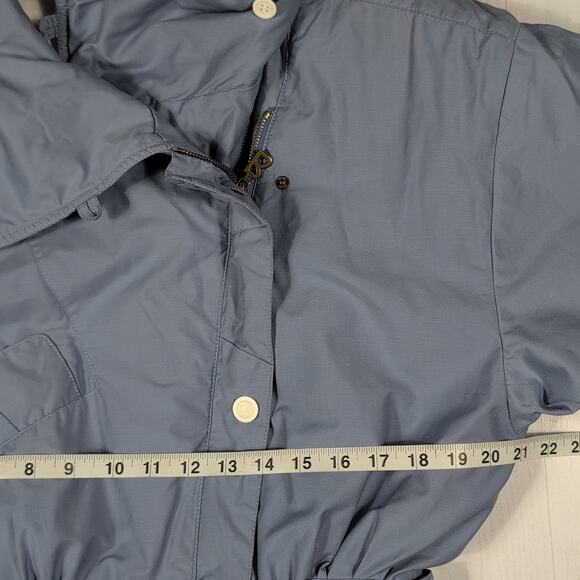 Vintage Bogner Ski Suit Womens 12 Blue One Piece Snowsuit Belted Puffer Retro - Picture 9 of 16